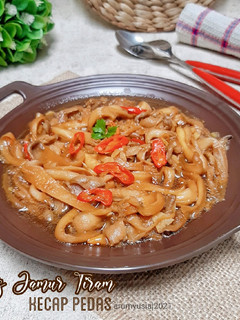 Foto resep Tumis Jamur Tiram Kecap Pedas