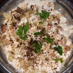 A picture of Jeera aloo chat.