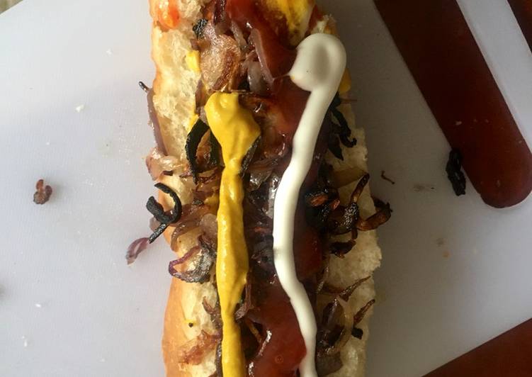 Easiest Way to Prepare Super Quick Homemade Quick hot dog fix