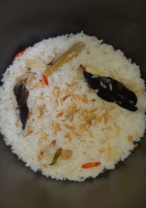 Foto resep Nasi Liwet Rice Cooker