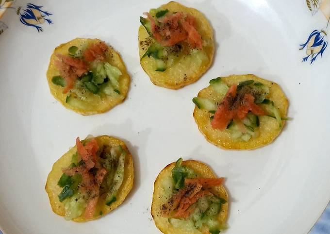 One bite potato fun Recipe by Kulsoom Bukhari - Cookpad