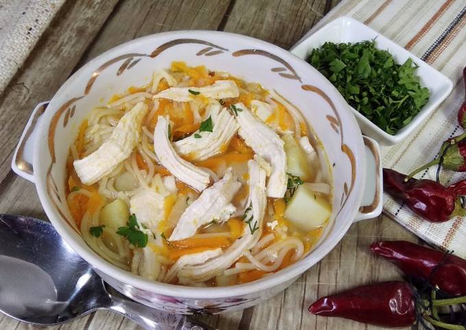 Как приготовить суп с фрикадельками и вермишелью в мультиварке