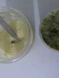 Ginger garlic paste,And Green chillies, Mints Coriander leave