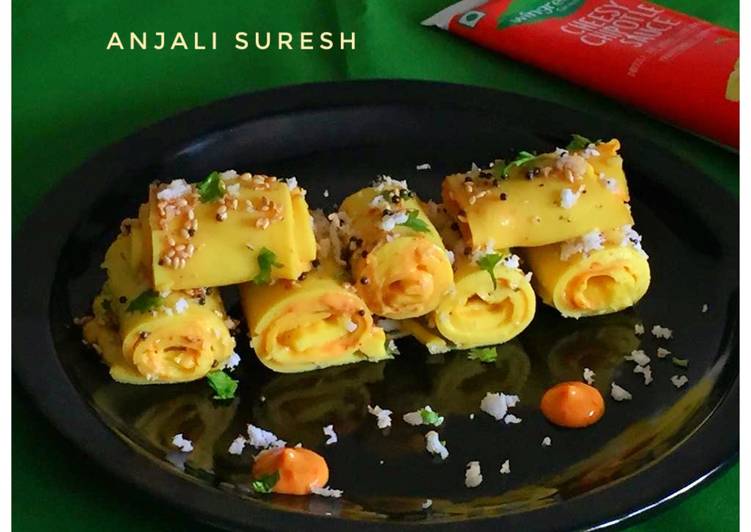 Recipe: at dinner Khandvi Rolls !!!