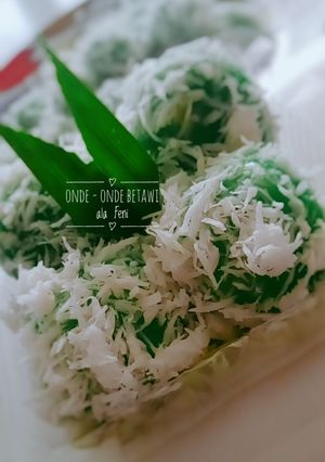 Foto resep Onde-onde Betawi alias klepon ala Feni