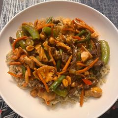 Thai Peanut Stir Fry A picture of Thai Peanut Stir Fry.