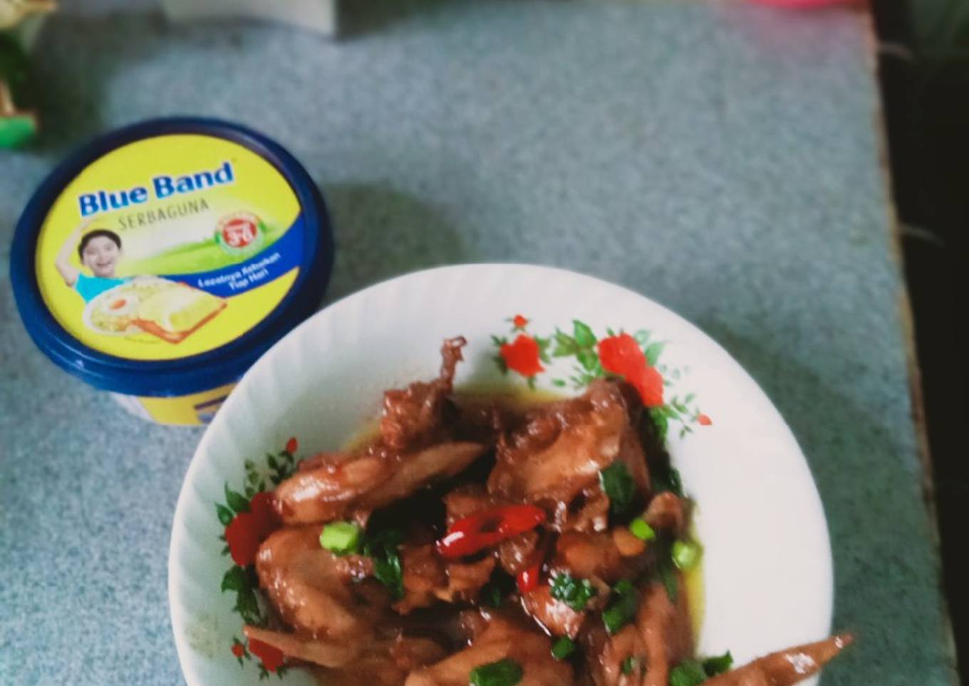 Ayam goreng saus mentega