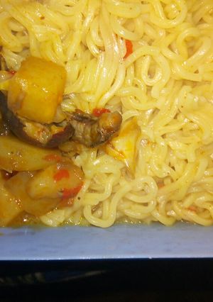 A picture of Indomie.