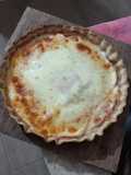 Tarta de jamón y queso