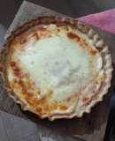 Tarta de jamón y queso