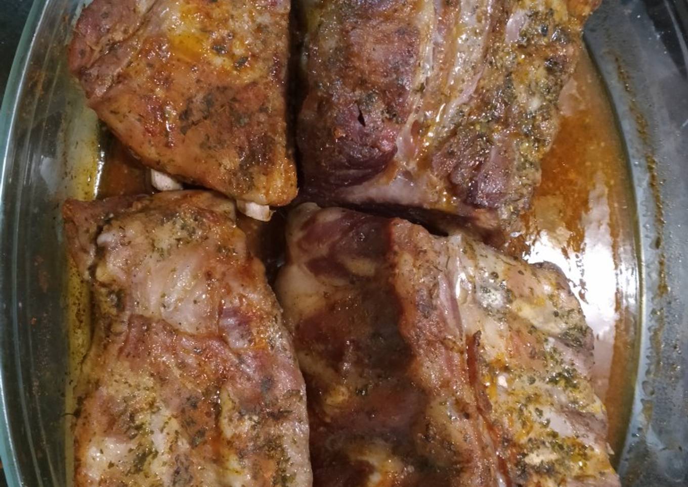 Costilla al horno