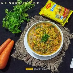 A picture of Maggie Noodles Soup.