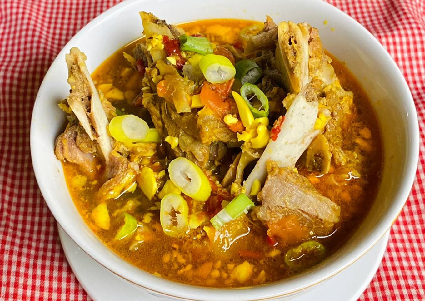 51. Sup Iga Asam Pedas Simpel
