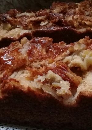 Una foto de Budín de manzana 🍎🍎🍎🍎🍎