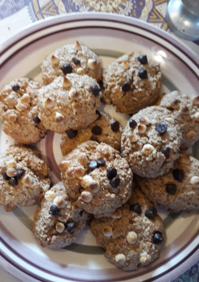 Una foto de Cookies de harina integral