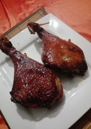 A picture of Smoked Turkey drumstick.