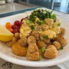 Egg mayo popcorn chicken A picture of Egg mayo popcorn chicken.