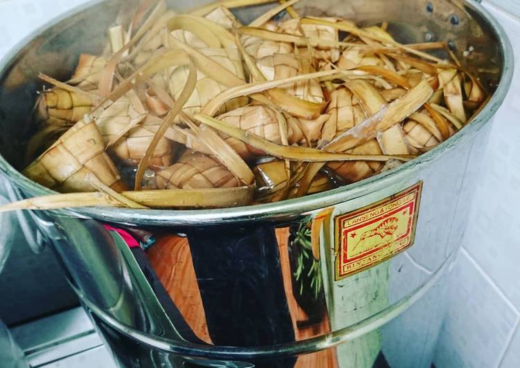 Ketupat Daun Homemade