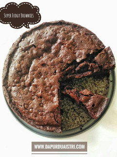 Foto resep Super Fudgy Brownies, No Mixer!