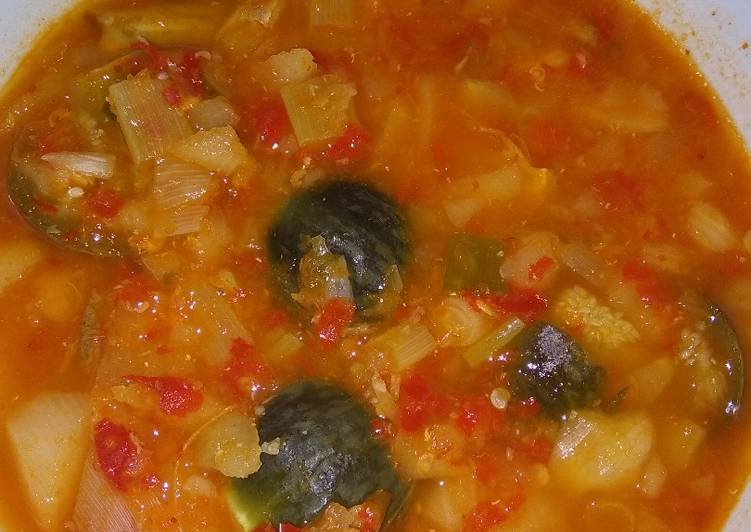 Resep Gulai rebung asam terong bulat | Bahan Membuat Gulai rebung asam terong bulat Yang Bikin Ngiler