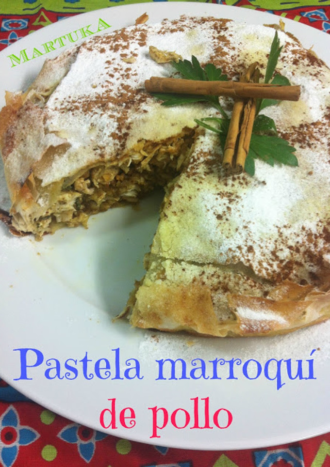 Una foto de Pastela marroquí de pollo