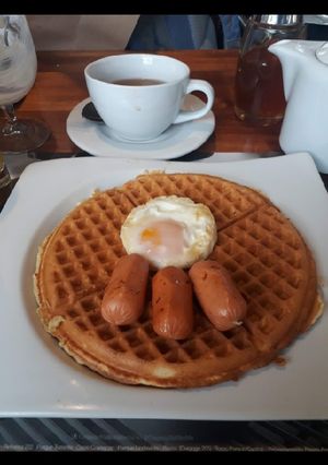 Una foto de Waffles
