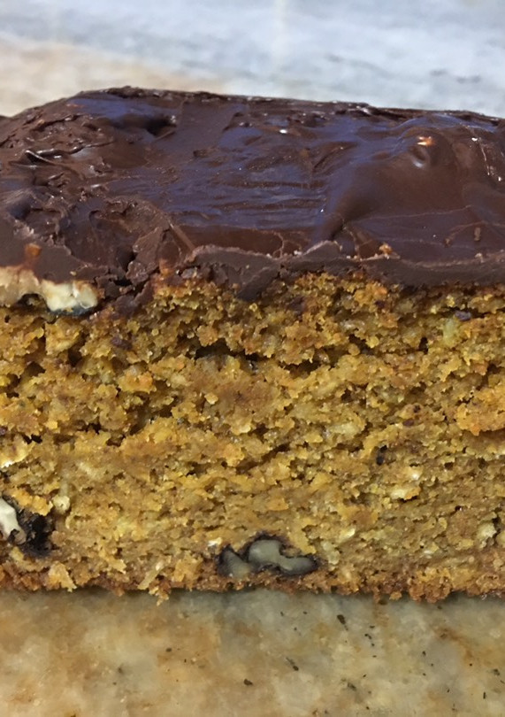 Una foto de Budín de zanahoria y naranja con harina integral