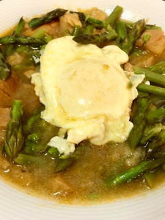 Una foto de Sopa de espárragos