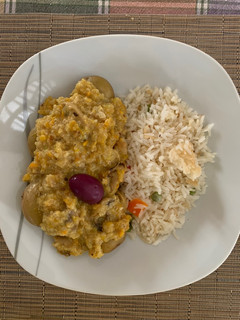 Una foto de Ají de quinua vegano