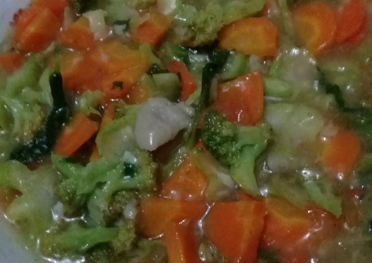 Bumbu memasak Tumis Brokoli Wortel Bakso #7 yang mudah