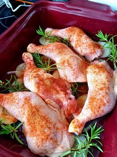 Rozmaringos-fehérboros csirkecomb🍗🍾 recept fotója