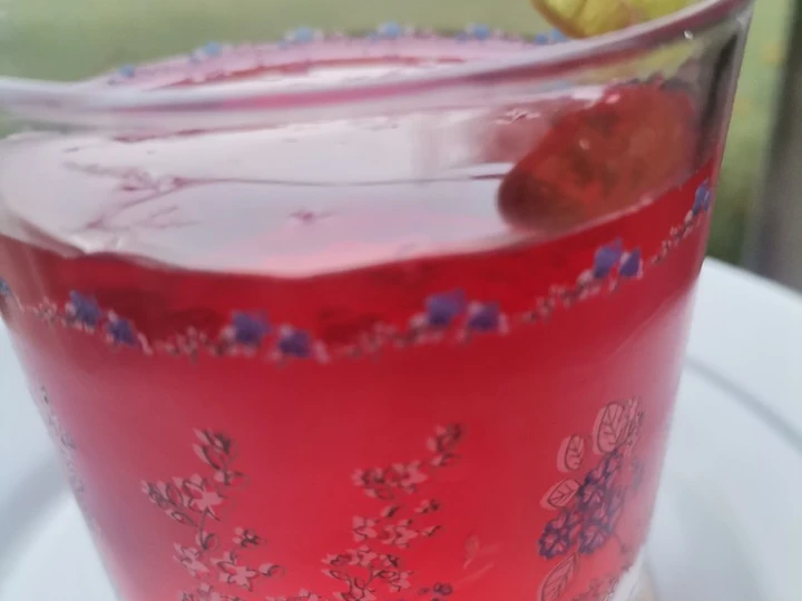 Simple Way Prepare Recipe Red lemonade drink that is Can Pamper Your Tongue, Perfect}