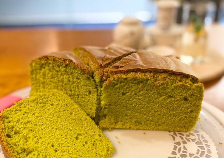 Chiffon Pandan Telur Ayam Kampung