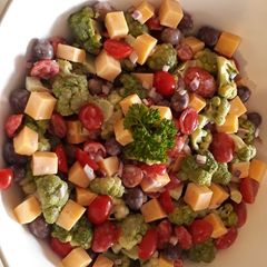 A picture of Broccoli and Cheese salad.