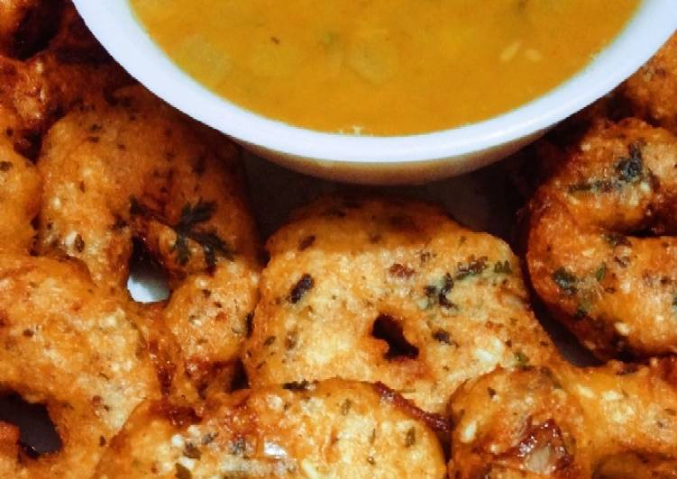 Recipe of Super Quick Homemade Sambhar vada