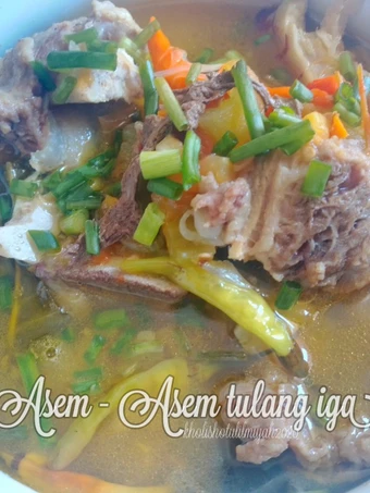 Langkah Mudah untuk Menyiapkan Resep Asem - Asem Tulang Iga sapi yang Enak Banget