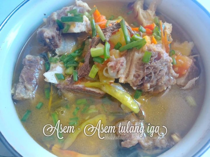 Langkah Mudah untuk Menyiapkan Resep Asem - Asem Tulang Iga sapi yang Enak Banget