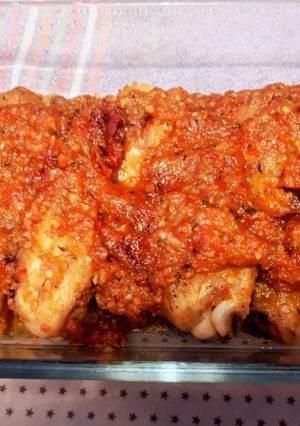 Una foto de Pollo a la catalana