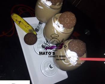 Easy Cooking Recipe Oreos and banana smoothie Delicious and Healthy