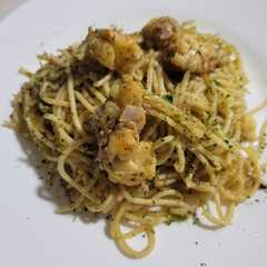 Espaguetis con langosta salteada y jamón pierna-レシピのメイン写真
