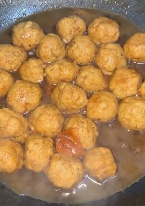 Foto resep Bistik bola ayam