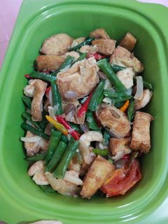 Foto resep Tauco Udang Tahu Kacang Panjang