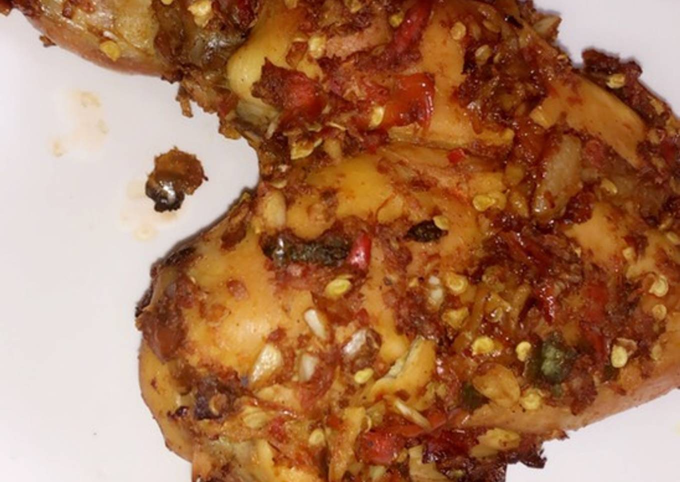 Pepper grilled chicken