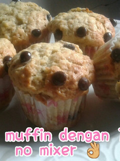 Foto resep Banana mufin 1 telur.no mixer.no ribet