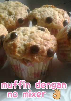 Foto resep Banana mufin 1 telur.no mixer.no ribet