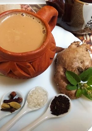 মসলা চা(masala tea recipe in Bengali) রেসিপির প্রধান ছবি