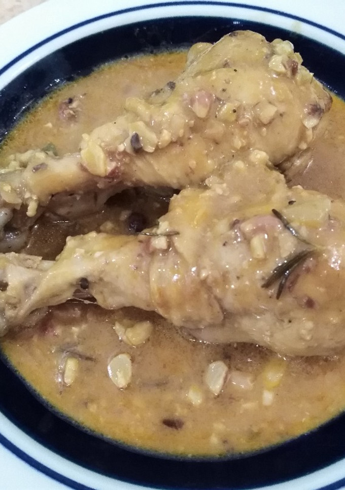 Una foto de Pollo al maní
