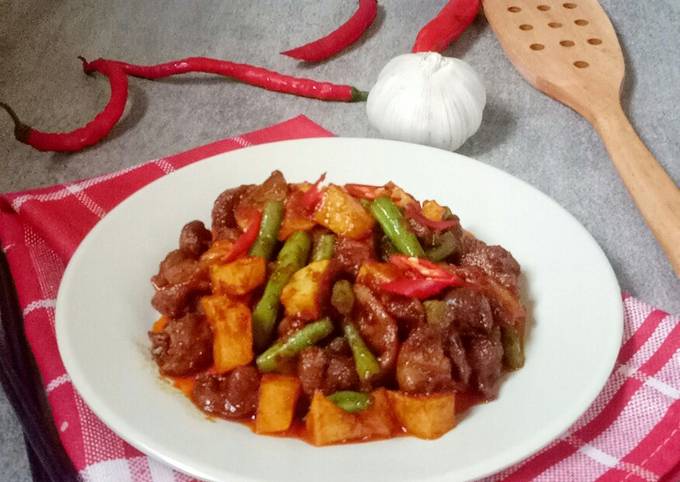 Sambal Kentang Ati Pete