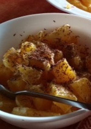 Foto principal de Naranjas maceradas con chocolate