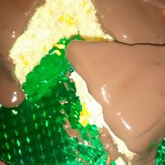 A picture of Chocolate ganache.
